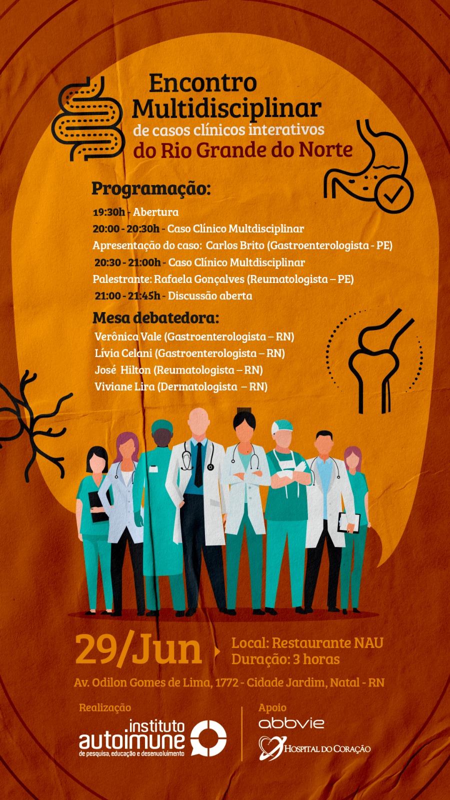 Encontro Multisciplinar de Casos Clínicos Interativos do Rio Grande do Norte